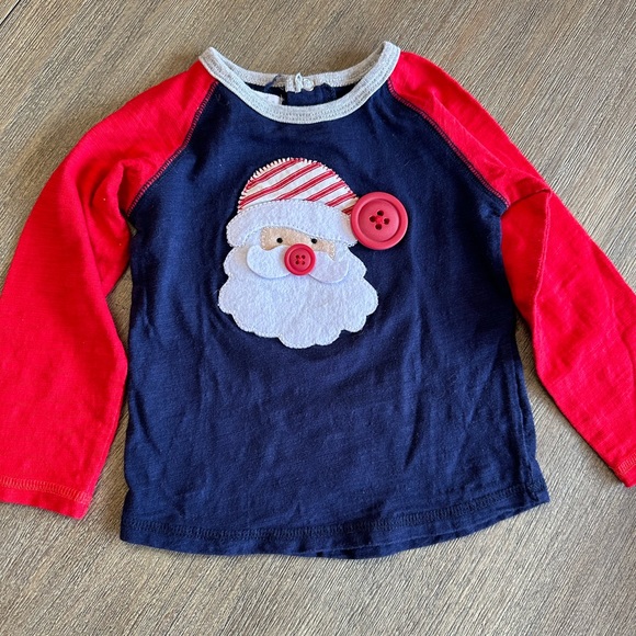 Mud Pie Santa shirt (boys)- 12-18 months - Picture 1 of 8